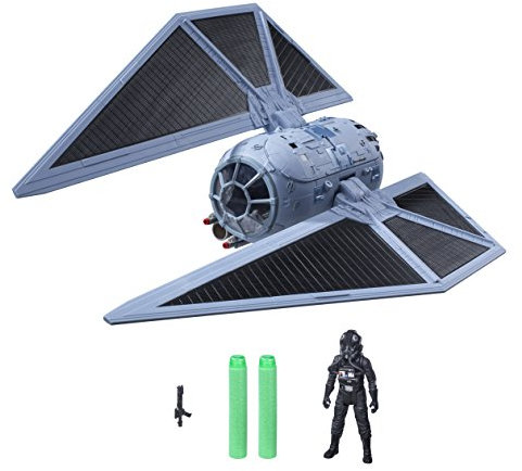 Star Wars Rogue One Fahrzeug - Tie-Striker mit 3.75 Figur, Actionfigur