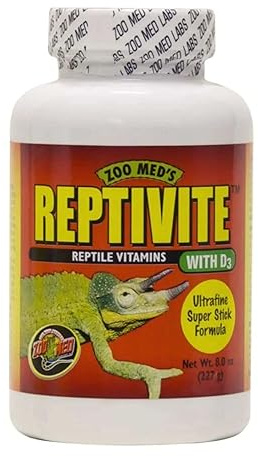 Zoo Med Reptivite with D3 227 grams,Black