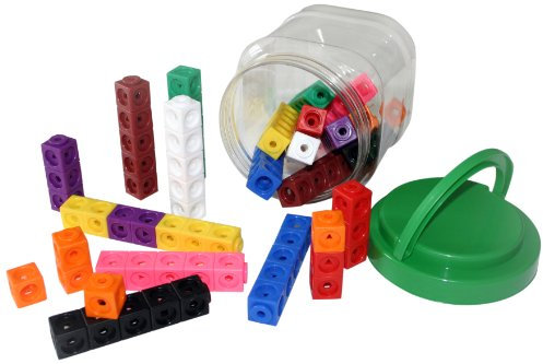 Eduplay Steckwürfel, 100 Stück in Dose