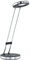 EGLO LED Tischlampe Gexo, 1 flammige Tischleuchte, Klassisch, Schreibtischlampe aus hochwertigem Kunststoff und Stahl, Bürolampe in Schwarz, Chrom