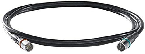 WISI 73381 DS 38 U 0150 Anschlusskabel F-Quick/IEC-Buchse, 1,5m schwarz