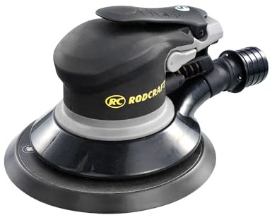 Rodcraft RC7710V6 Druckluft Exzenterschleifer 150 mm | 150 mm Schleifteller, 10000 U/min, 10 mm Hub. Für effizientes Schleifen und präzise Oberflächenbearbeitung