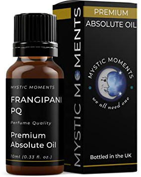 Mystic Moments | Frangipani PQ Absolute Oil | 10ml | Plumeria rubra flower absolute extracted by solvent extraction with a rich floral, sweet and musky aroma.