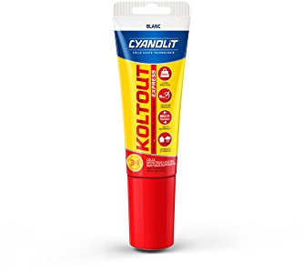 CYANOLIT 33300048 Blanc Express Tube Colle de fixation, Blanc, 125 ml