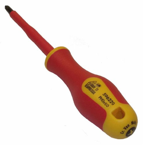 Apiex - Tournevis Isolé 1000 Volts Lame Cruciform Gamme Bi-Matière Gamme - Ph 0 X 60