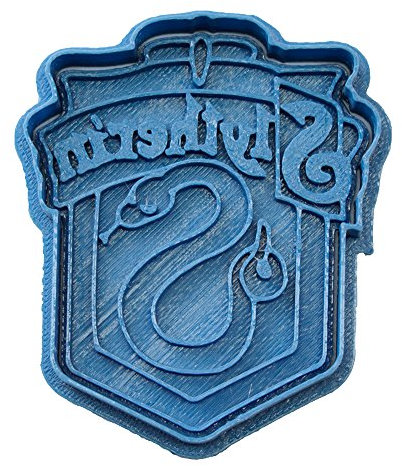 Cuticuter Harry Potter Slytherin Keksausstecher, Blau, 8 x 7 x 1,5 cm