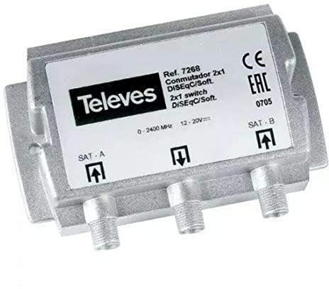 Televés - Televes 7268 - Conmutador 2e/1s diseqc 2.0