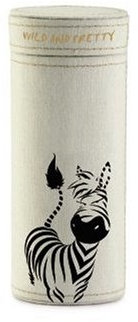 NICI Wild Friends Zebra, Stiftebox, naturweiss, 19cm