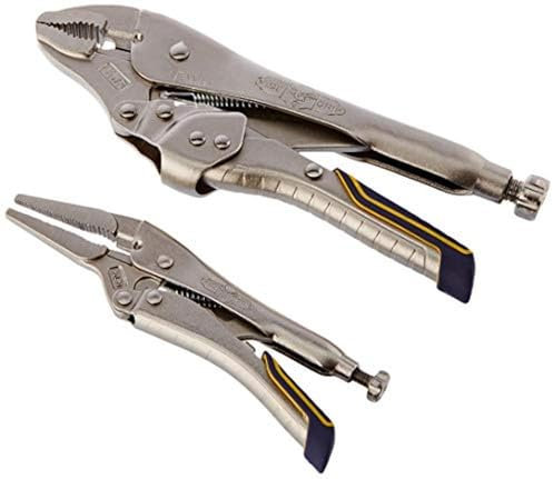 Irwin T77T3 Visegrip 10RW & 6LN Fast Release Locking Plier Set, 2 Pieces