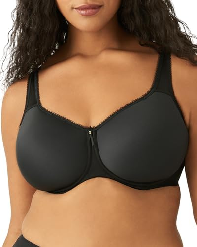 Wacoal Basic Beauty Full Figure Underwire Bra 855192 Black 44H