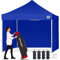ABCCANOPY Pop-Up Pavillon Festival Sonnenschutz mit 4 Seitenteilen 2.5x2.5M Kommerzielle -Serien,Blau