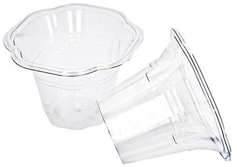 PZ 200 coupelles de plastique grandes Maxi CC 280 pour yaourt Crème glacée Granite et Macédoine Coupelle à glace