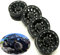 ZuoLan 4 Stück 1/10 RC Radfelge 1,9 Zoll Beadlock Felgenringe für 1:10 Crawler Truck D90 SCX10 CC01