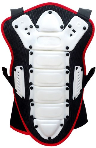 PROANTI Kinder Rückenprotektor Ski Snowboard Rücken Protektor Motocross Quad BMX Reiten (S)
