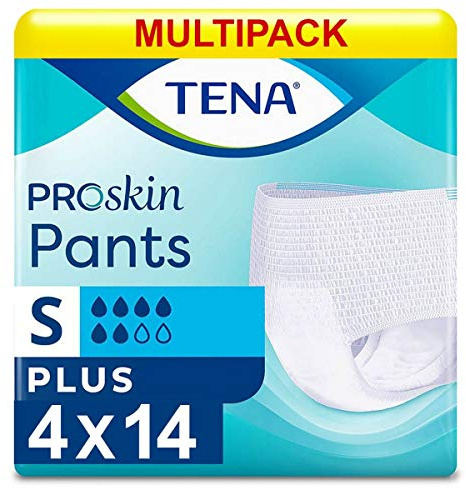 TENA Incontinence Pants Plus Small 4 Pack