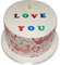 Pack of 72 Perfectly pre-Cut Edible Wafer Letters & Numbers in Mixed Colours - 25mm Diameter by CDA Products 201-725 - Make Any Message on Your Cake.