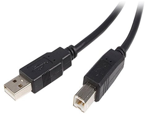 StarTech.com USB2HAB3M Cavo USB 2.0 per Stampante, A/B, M/M, 3 m, Nero