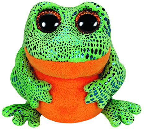 TY 36123 - Speckles Frosch mit Glitzeraugen, glitzerndem Rücken und Beinen, Glubschi's, Beanie Boo's, 15 cm, grün