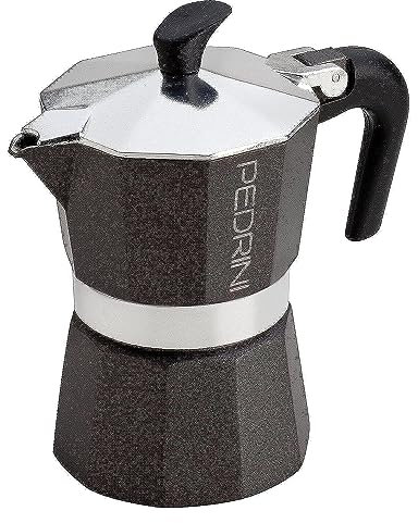 PEDRINI-CAFFETTIERA 2 TAZZE BRILLANTATA MOD. AROMA COLOR