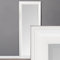 LEBENSwohnART Wandspiegel COPIA 180x70cm Pur-Weiß Spiegel Barock Holzrahmen Facette