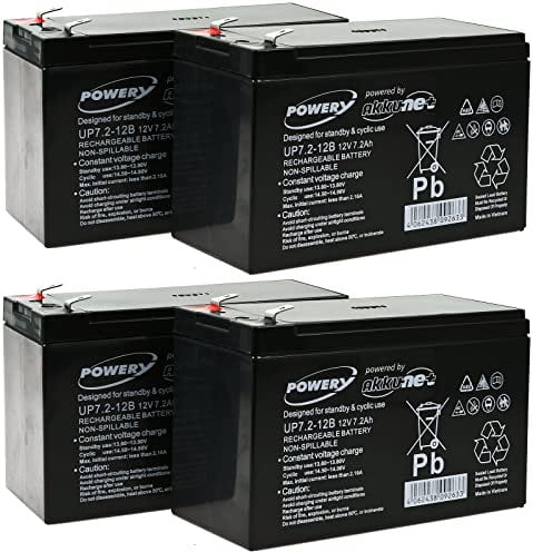 Batteria al Gel di piombo akku-net per:UPS APC Smart-UPS SC 1500-2U Rackmount/Tower, 12V, Lead-Acid
