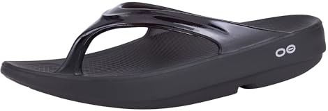 OOFOS OOlala Recovery Sandal, Black - Women’s Size 6