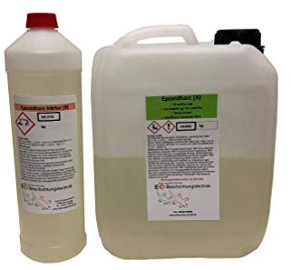 1,5KG 2K Epoxidharz Versiegelung für bis zu 5m² für Garage, Keller, Werkstatt, Lagerhalle Epoxid Bodengrund 2K Epoxid Versiegelung