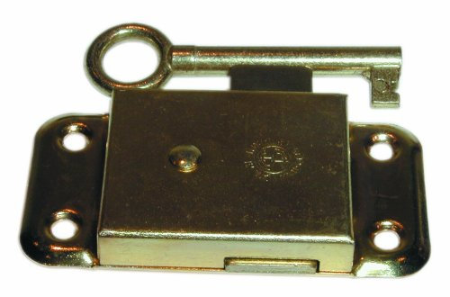 Wardrobe Lock Plus Key Electro Brassed 2.1/2-inch (Product Code - U-B0988) by Banner
