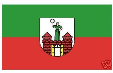Fahne Flagge Stadt Magdeburg Grösse 1,50x0,90m - FRIP –Versand®