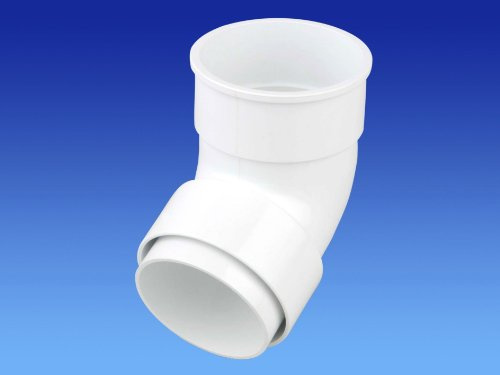 Wavin OSMA Roundline Downpipe Offset Bend (Socket) White 0T025w