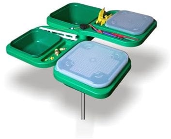 Stonfo folding bait tray with 4 compartments