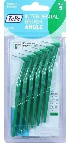 TEPE Angle Interdentalbürste 0,8 mm grün 6 St