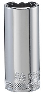 DEWALT DWMT74145OSP 12 Point 3/8 Drive Deep Socket 5/8 SAE