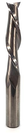 Whiteside Router Bits Spiralbohrer links mit hochgeschnittenem Vollhartmetall 1/2 Schnittdurchmesser und 2 Schnittlänge LU5200