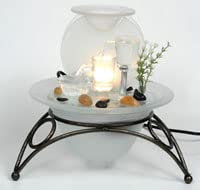 Mark My Words Water Features Table Top Fountain -Glass Ball