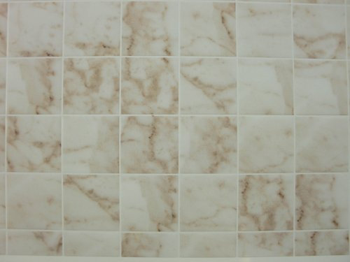 Melody Jane Dolls House Miniature 1:12 Bathroom Kitchen Flooring White Marble Tile Sheet