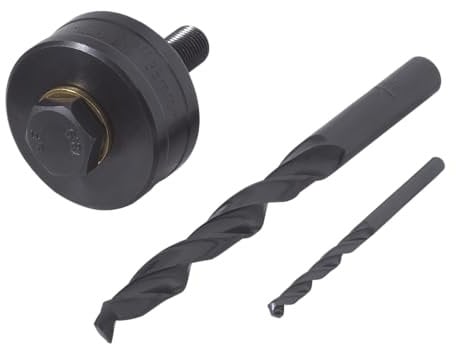 wolfcraft Lochschneider-Set - 8925000 - Für einfache Lochstanzungen in Spültischarmaturen - Löcher für Wasserhahn stanzen