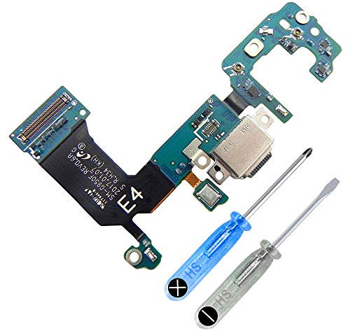 MMOBIEL Ladebuchse Kompatibel mit Samsung Galaxy S8 2017 - Dock Connector USB C - Audio Jack/Mikrofon/Antenne Ersatz - Inkl. Schraubenzieher