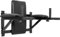 GORILLA SPORTS® Dip Station - Wandmontage, 60 x 58-69 x 50 cm, bis 200 kg Belastbar, Verstellbar, mit Polsterung, Schwarz - Bauchmuskeltrainer, Dipstation, Dips Barren, Dip-Station