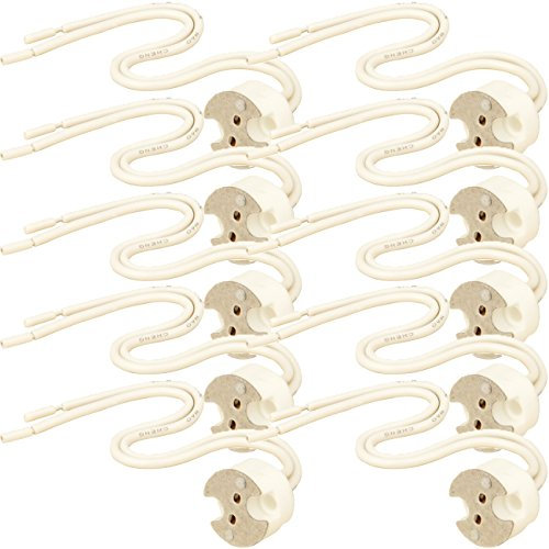 Loops 10x MR16 Bayonet Light Bulb/Lamp Fitting-Ceramic LED/Halogen Connector Downlight