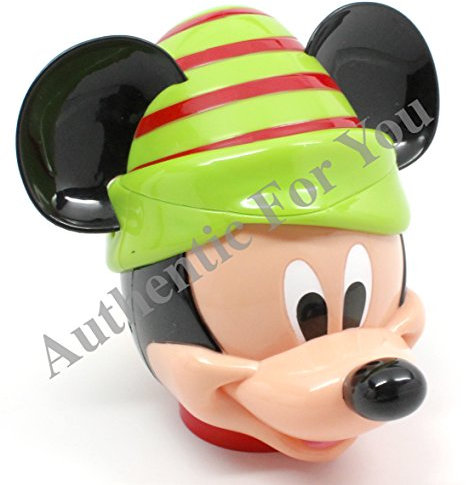 Disney Parks Mickey Mouse - Taza de recuerdo de Navidad con diseño de elfo navideño
