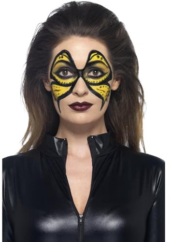 Smiffys Make-Up FX, Yellow Liquid Latex Kit, with