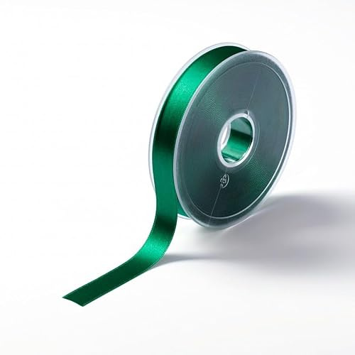 Prym Satin Ribbon 15 mm Green, 100% Polyester