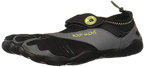 Body Glove Scarpe da Uomo 3t Barefoot Max per Sport Acquatici, Nero/Giallo, 45.5 EU