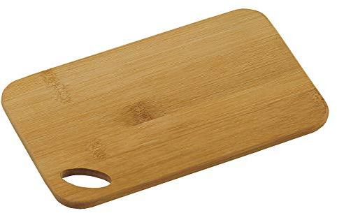 Kesper Schneidebrett, Bambus, Braun, 22,5x14,5x0,8 cm, Loch zum Aufhängen, 58310