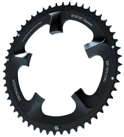 Stronglight Kettenblatt Dura-Ace 130 mm, Schwarz, 50, 273855