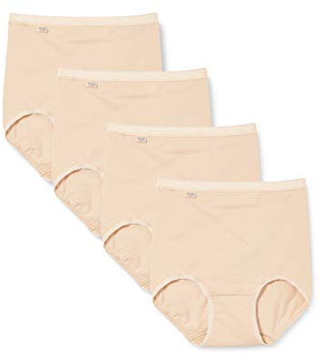 sloggi Women's Basic+ Maxi 4P Briefs, Skin, 12 (Pack of 4)