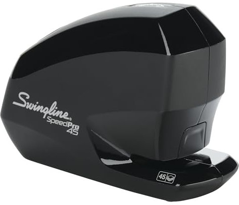 Swingline grapadora eléctrica, velocidad Pro, color negro 45 Sheets