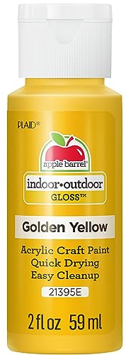 Apple Barrel Acrylic Paint, Yellow, 2oz