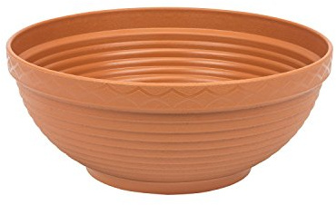 Blumentopf Terracotta jardiniere 3 x h 125 mm, Durchmesser: 295 mm Rund Garten Dekoration